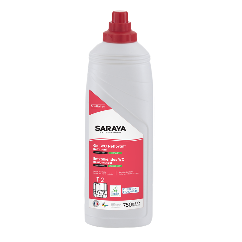 Saraya detergente gel per toilette Ecolabel | Bottiglia (750ml)