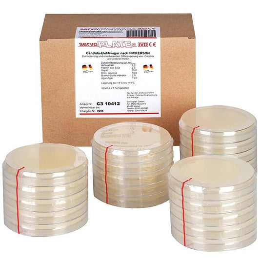 Servoplate Nährböden Pilz Agar nach Kimming NEU: Packung mit 4 x 5 Stück