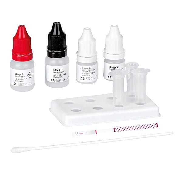 Confezione di strisce reattive Cleartest Strep A: 25 strisce reattive | Confezione (25 test)