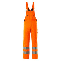 MASCOT® Lech winter dungarees, hi-vis orange