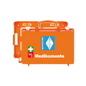 Ampullendepot SAN orange leer