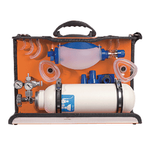 Module de ventilation O2-Plus avec une bouteille d'oxygène de 5 litres