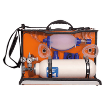 Module de ventilation O2-Plus avec une bouteille d'oxygène de 5 litres