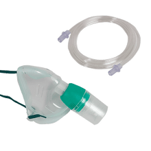 Masque respiratoire O2 pour enfants avec humidificateur et tuyau gradué de 2,10 m