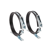 Paire de colliers de serrage pour bouteilles d'oxygène de 5,0 et 10,0 litres