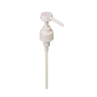 La pompa dosatrice Dr. Schumacher da 500 / 1000 ml della Dr. Schumacher GmbH è una pompa in plastica bianca dotata di un tubo flessibile lungo che consente il dosaggio preciso di liquidi dai flaconi dosatori. Disponibile in confezioni da 10 pezzi.