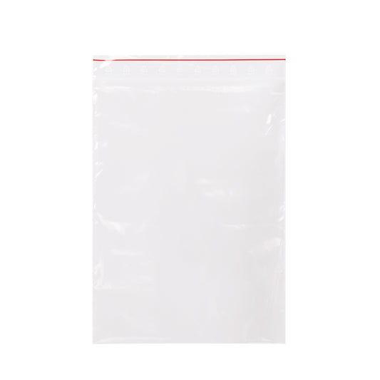 Sacchetto in PE con chiusura a pressione 300 x 400 x 0,05 mm