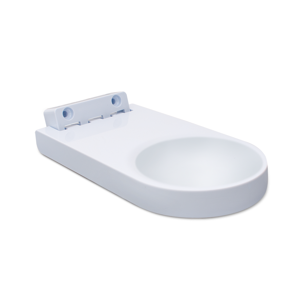 Bac collecteur pour distributeur universel REF2040 en plastique, blanc | Paquet (1 pièce)