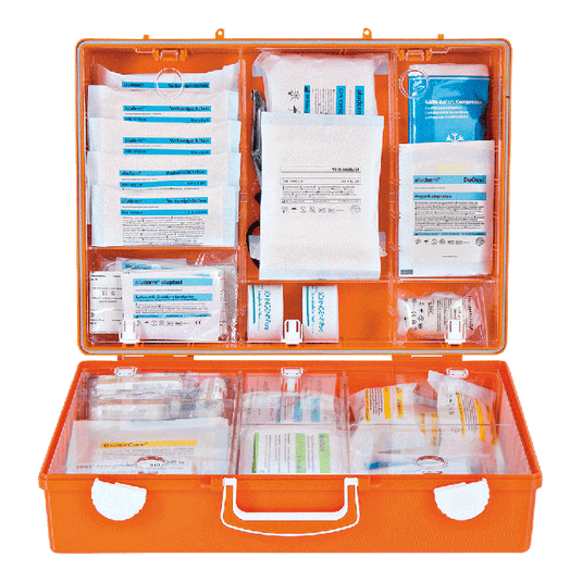 Trousse de premiers secours MT-CD, norme industrielle, orange