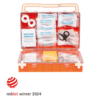 Orange First Aid Kit DYNAMIC-GLOW L, Compliant with DIN 13169