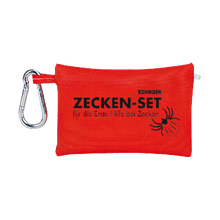 Kit di primo soccorso SÖHNGEN® per la rimozione delle zecche, arancione