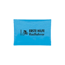 Erste Hilfe Radfahrer blau