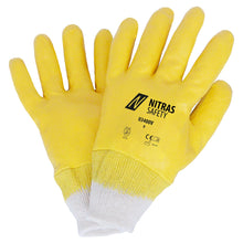 Guanti in nitrile NITRAS, colore naturale/giallo