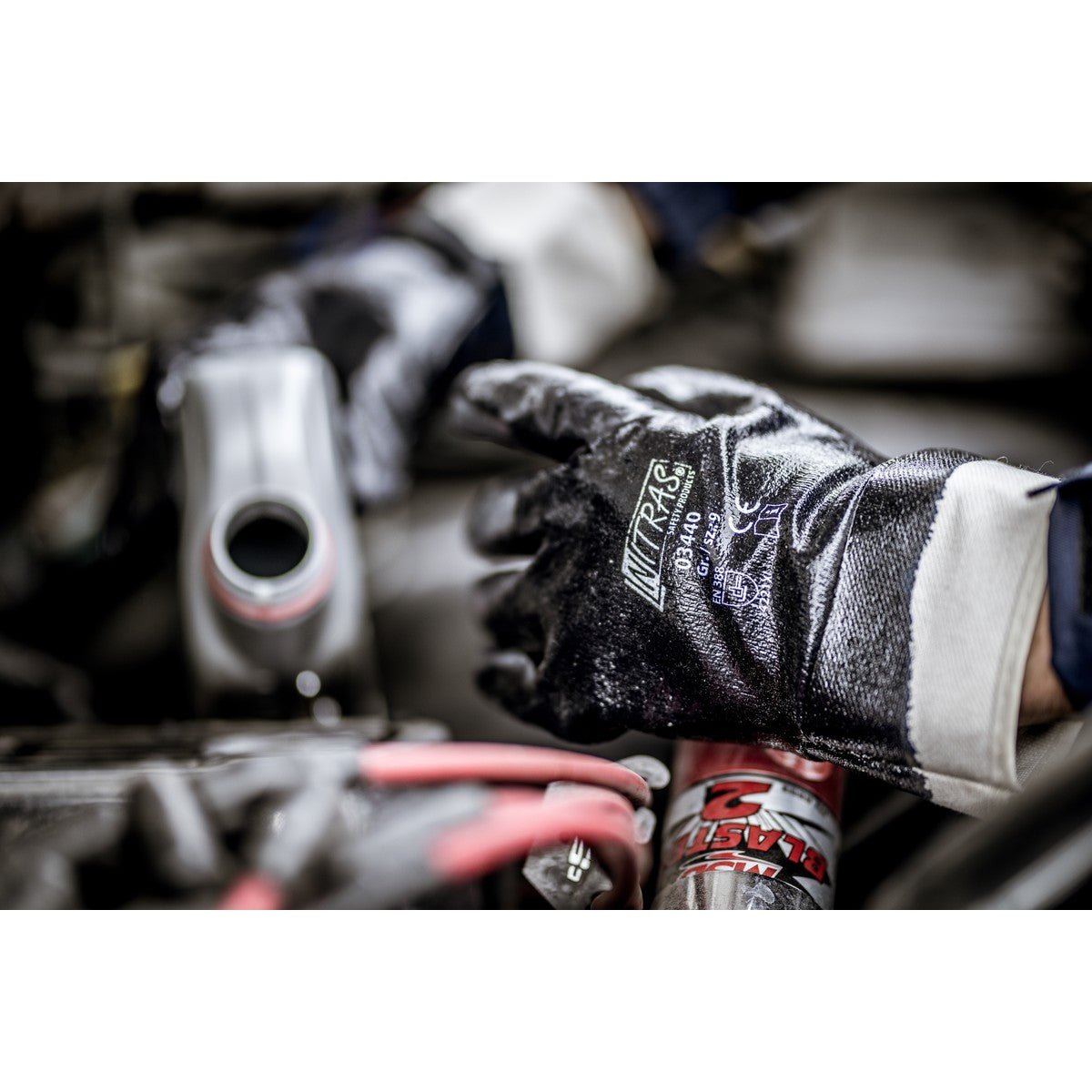 NITRAS Nitrilhandschuhe, blau