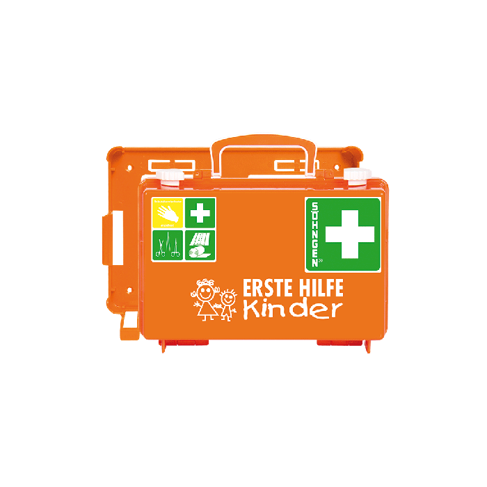 Erste-Hilfe-Koffer QUICK-CD Kombi orange KINDERGARTEN