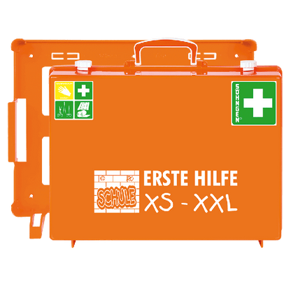 Erste-Hilfe-SCHULE XS-XXL MT-CD orange