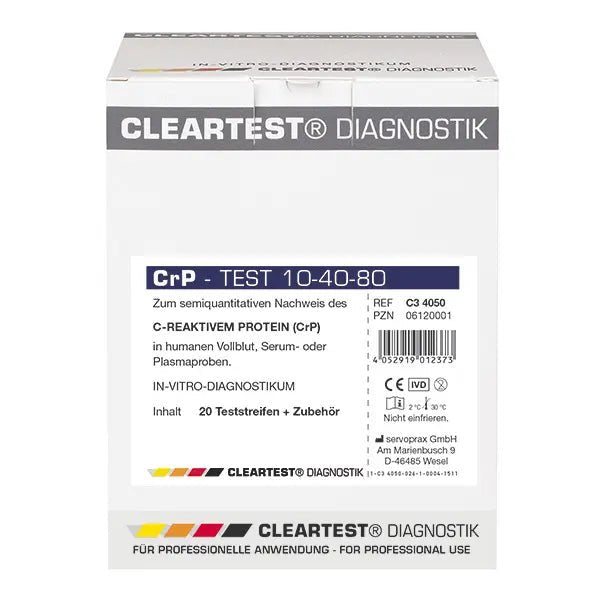 Seuil de CrP le plus clair : 10-40-80 mg/l