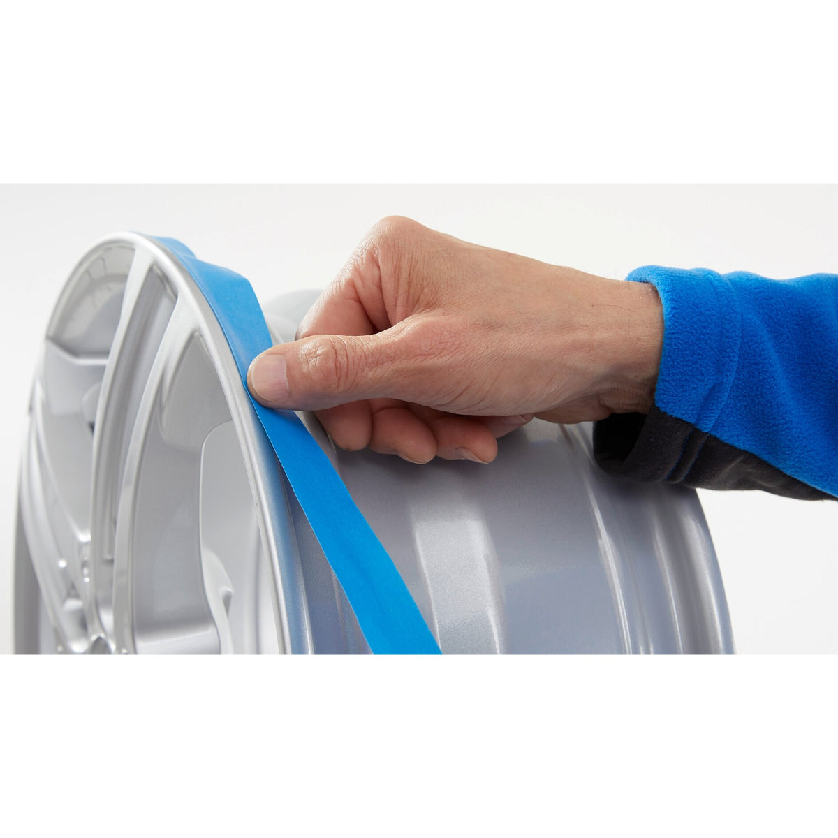 tesakrepp 4308 Blue Krepp Papierabdeckband, blau – Anwendung