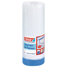 tesa Professional 4411 Easy Cover UV Präzision PLUS HDPE-Folie, hellblau 33 m x 1,4 m
