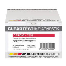 Cleartest Cardio, Pack: 5 Testkassetten Myoglobin/CK-MB/Trop I | Packung (5 Tests)
