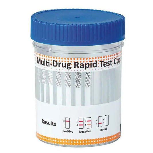 Cleartest Multi Drug Discreet ECO urine drug test cup, 9-fold *** Single test ***