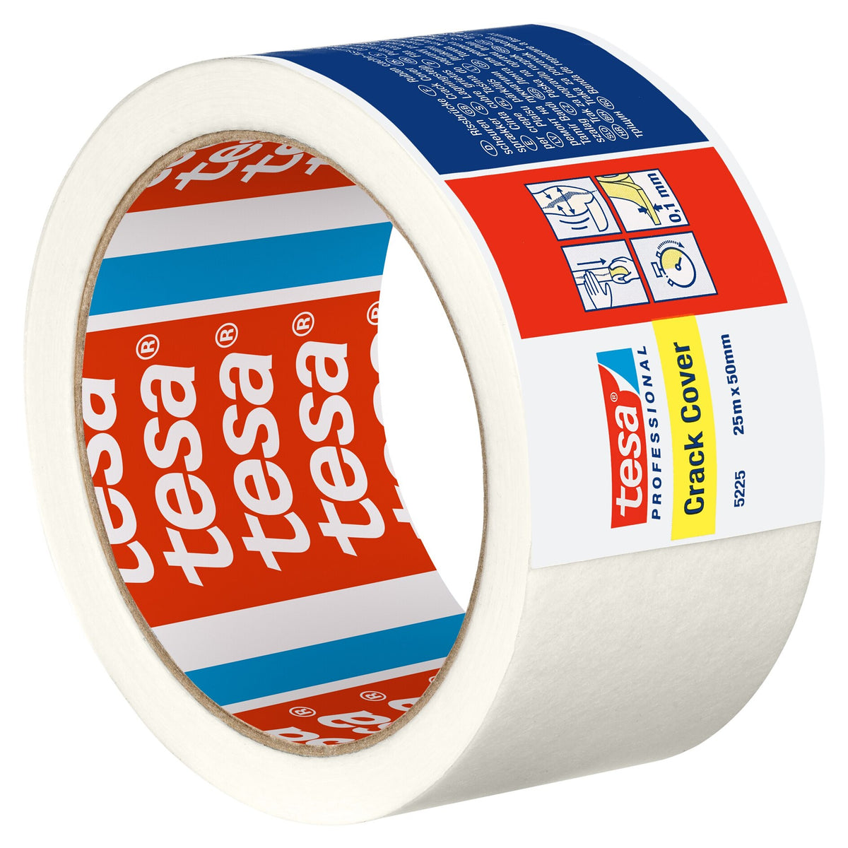tesa 5225 Rissbrücke, 25 m x 50 mm, weiß