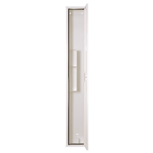 White, Empty Floor-Standing First Aid Cabinet
