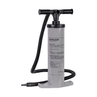 Double-stroke piston air pump