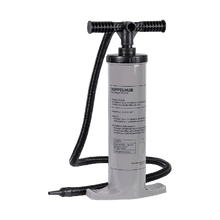 Double-stroke piston air pump