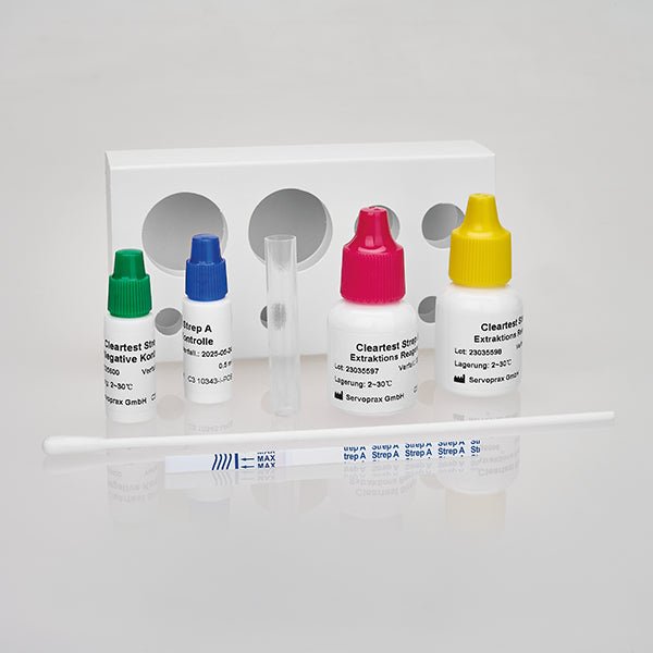 Cleartest light Strep-A, confezione di strisce reattive: 25 test | Confezione (25 test)
