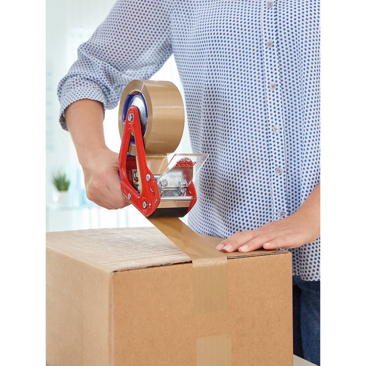 tesapack 6400PV2 Packband Handabroller – Anwendung