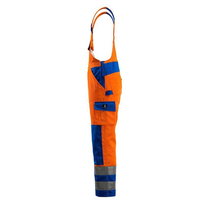 MASCOT® Barras dungarees, hi-vis orange/grain blue