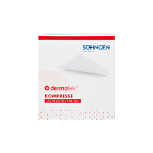 Compresse DERMOTEKT® 10 x 10 cm, lot de 2 ; conditionnement de 25 pièces