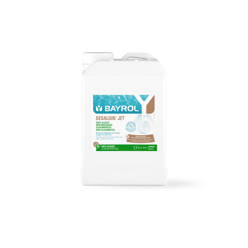 BAYROL Desalgin® JET Alghicida concentrato affidabile contro tutti i tipi di alghe