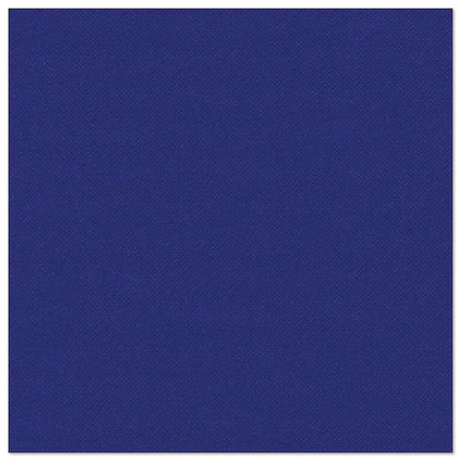 Ein quadratisches Bild zeigt ein unifarbenes, tiefes Blau mit dezenter Textur, das an die PAPSTAR 50 Servietten "ROYAL Collection" 1/4-Falz 40 x 40 cm dunkelblau der PAPSTAR GmbH erinnert, ohne zusätzliche Objekte oder Motive.