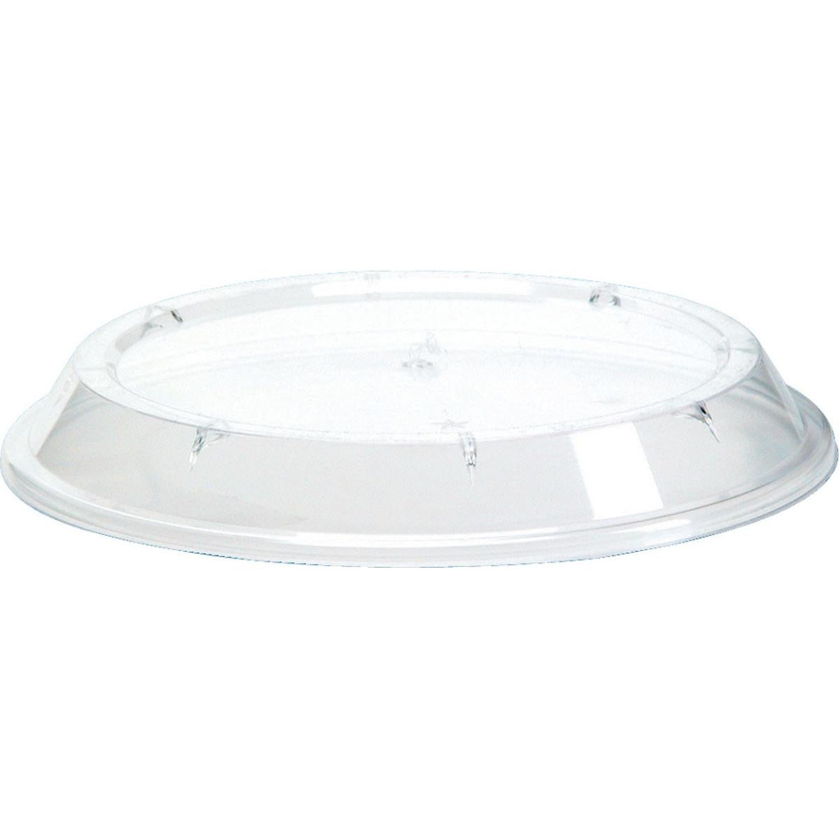 Der Deckel für 119568 von Duni GmbH ist ein transparenter, runder PS-Deckel (106x106x14 mm), leicht gewölbt mit glattem Rand und flacher Mitte, passgenau für Lebensmittelverpackungen. Packung mit 100 Stück.