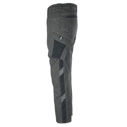 MASCOT® Dortmund trousers, dark anthracite/black