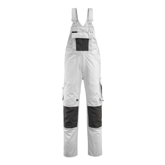 MASCOT® Augsburg salopette, blanc/anthracite foncé