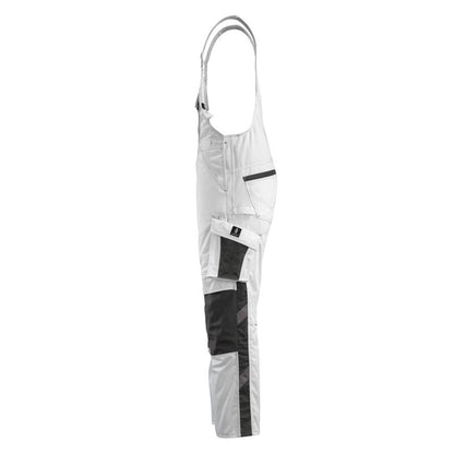 MASCOT® Augsburg salopette, blanc/anthracite foncé