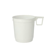 The Starpak 40 coffee cups (0.25 l, Ø 8 cm, 8.5 cm, white), made of high-quality PS material with a flat handle, are perfect for your daily coffee and come in shrink-wrap packaging (40 pieces).
