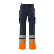 MASCOT® Patos trousers, navy/hi-vis orange