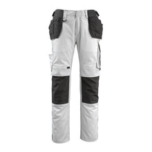 MASCOT® Bremen Handwerkerhose, weiss/dunkelanthrazit