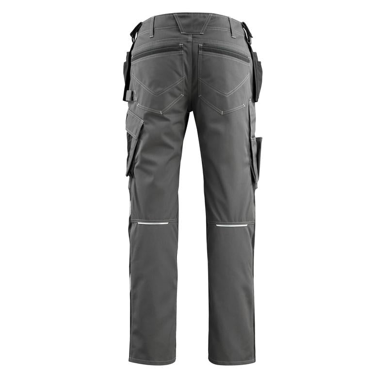 MASCOT® Bremen pantalon d'artisan, anthracite foncé/noir