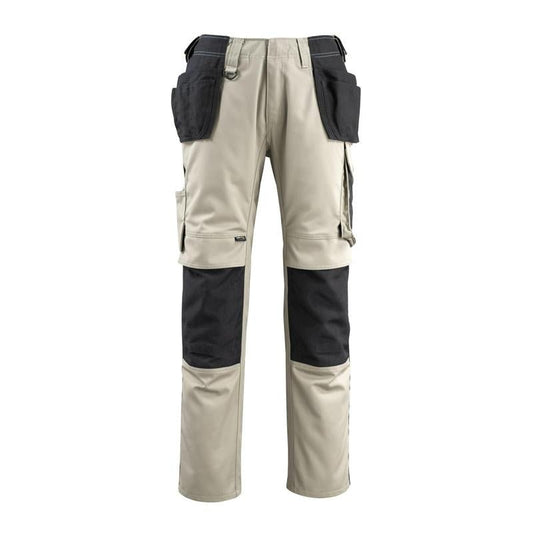 MASCOT® Bremen Handwerkerhose, hellkhaki/schwarz