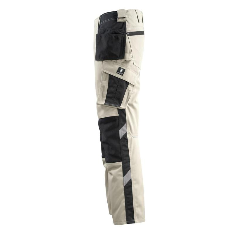MASCOT® Bremen Handwerkerhose, hellkhaki/schwarz