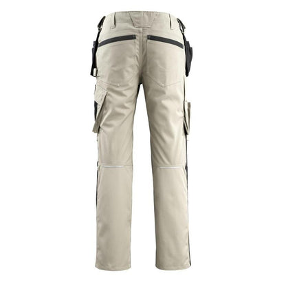MASCOT® Bremen Handwerkerhose, hellkhaki/schwarz