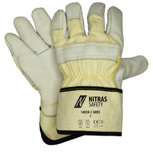 NITRAS ARES, guanti antitaglio, colore naturale/grigio