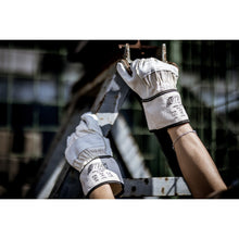 NITRAS ARES, Schnittschutzhandschuhe, naturfarben / grau