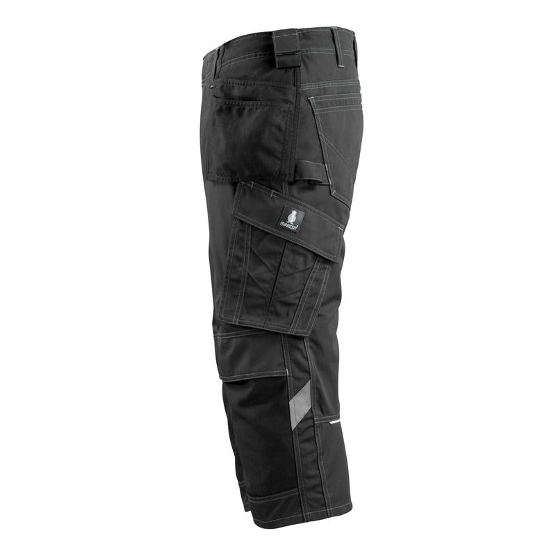 MASCOT® Lindau Handwerker-Dreiviertel-Hose, schwarz