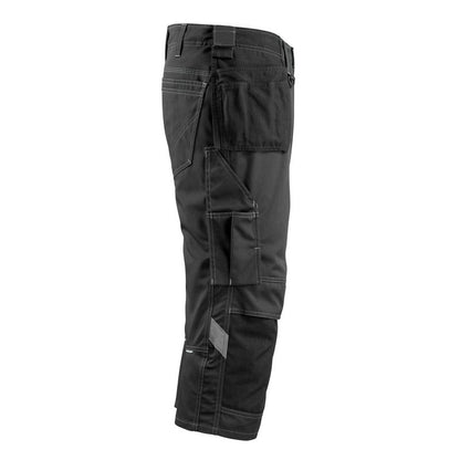 MASCOT® Lindau Handwerker-Dreiviertel-Hose, schwarz